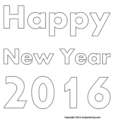 Happy New Year 2016 Greeting Card Happy New Year 2016 Greeting Card