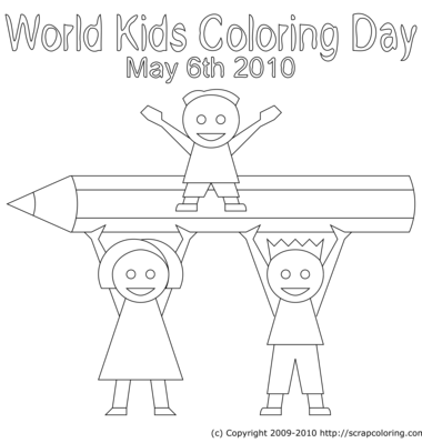 World Kids Coloring Day 2010 -- 22/04/10